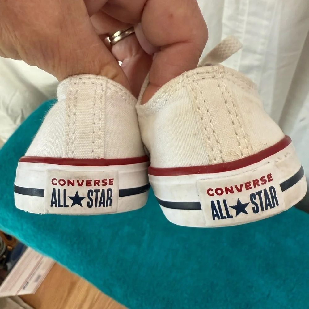 Converse All Star Check Taylors Infant Sz 7 Low Top‎ Sneakers VGC